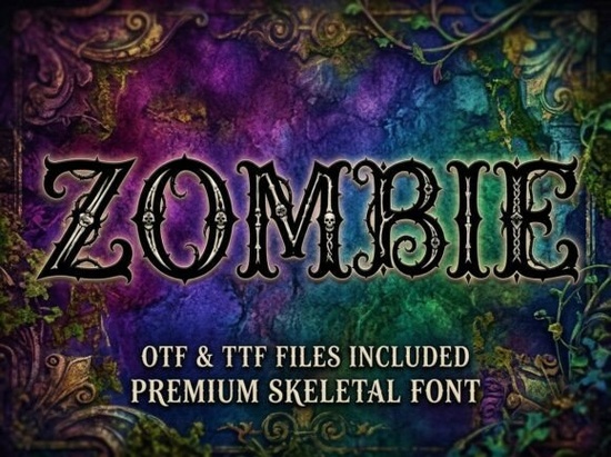 Zombie Font